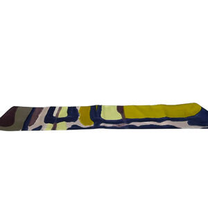 Marni Abstract Print Blue Silk Scarf